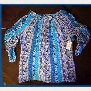 Womens Peasant Blouse